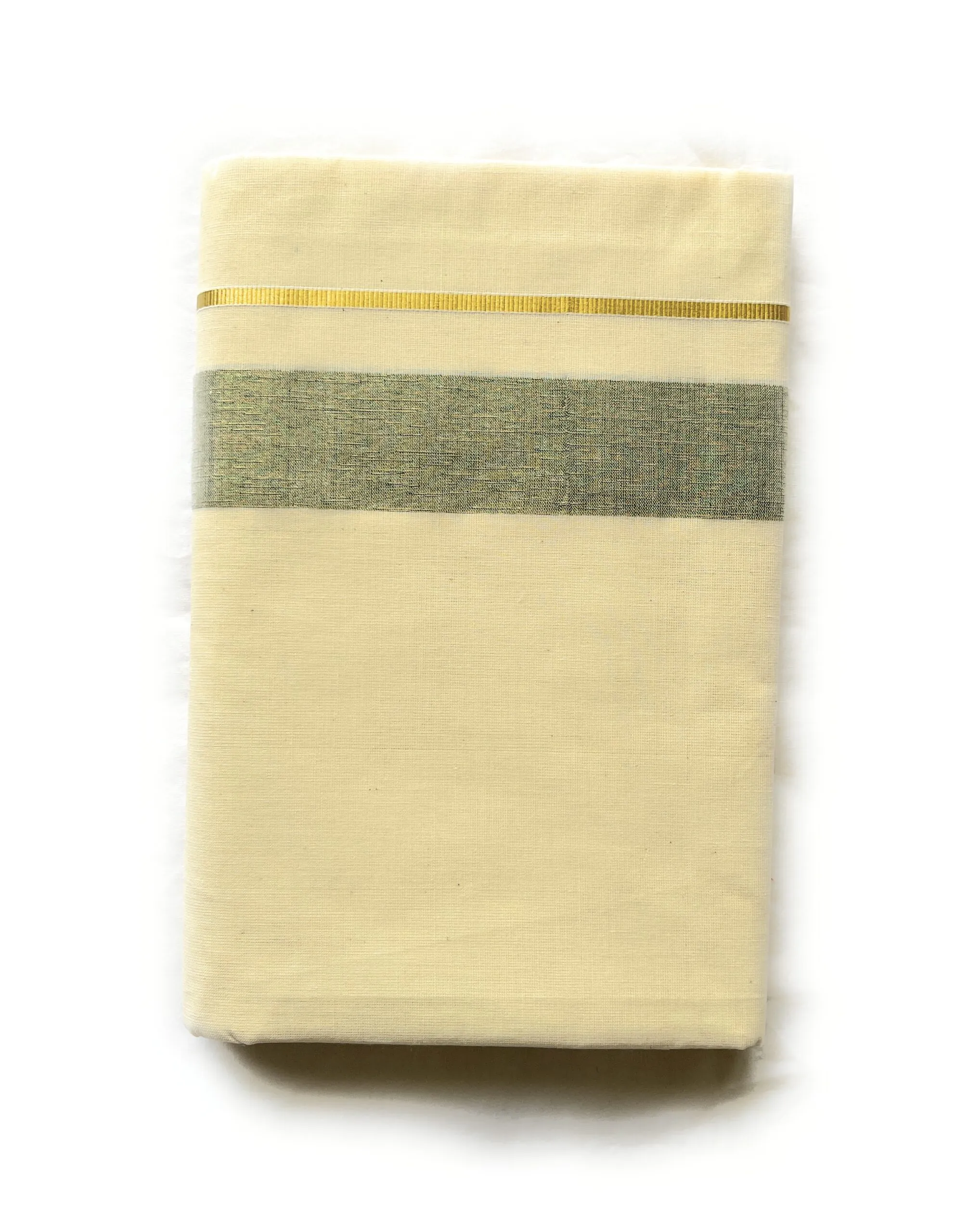 WOODLOOM HANDLOOM KASAVU MUNDU - Image 2