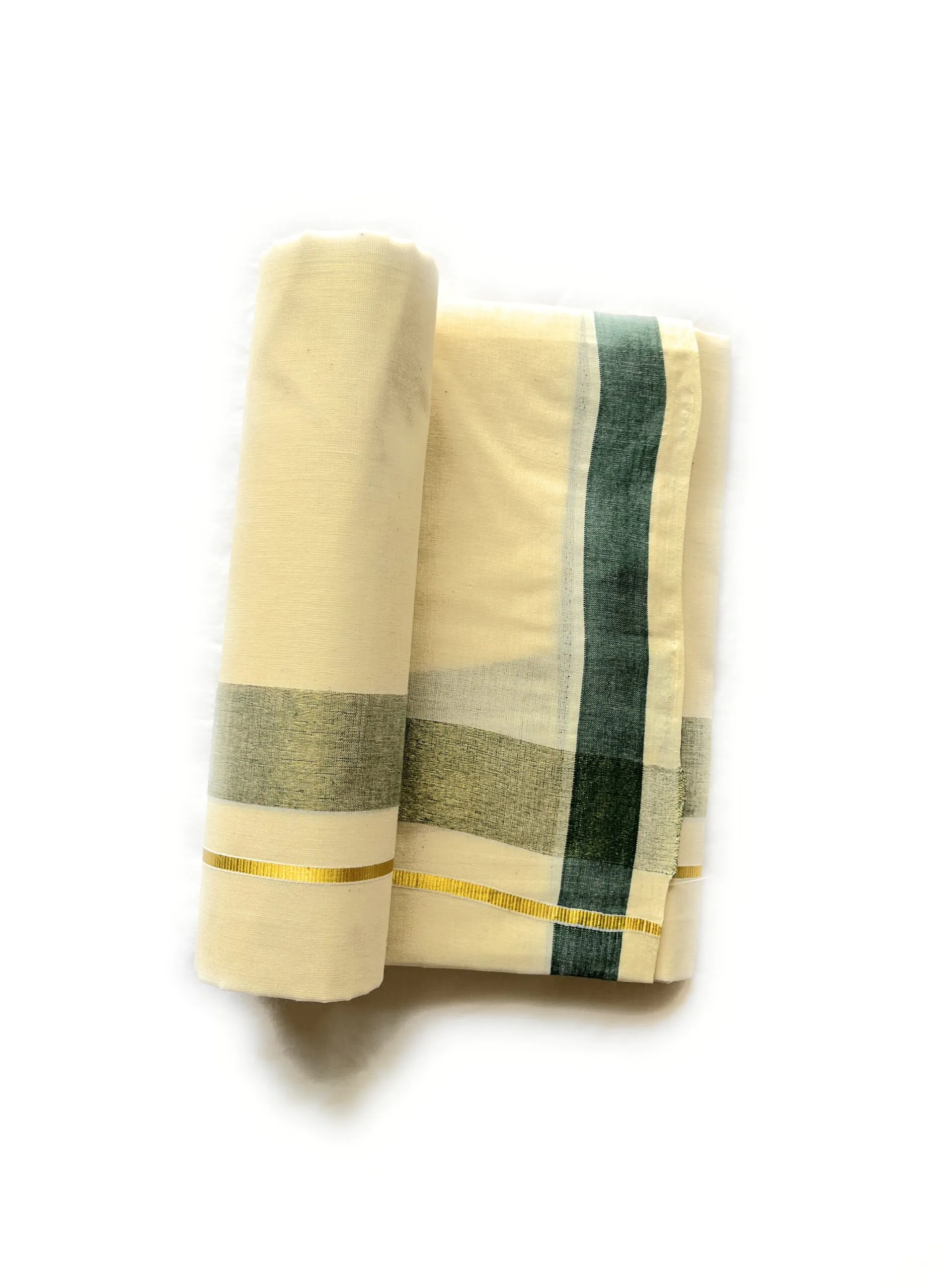 WOODLOOM HANDLOOM KASAVU MUNDU - Image 3