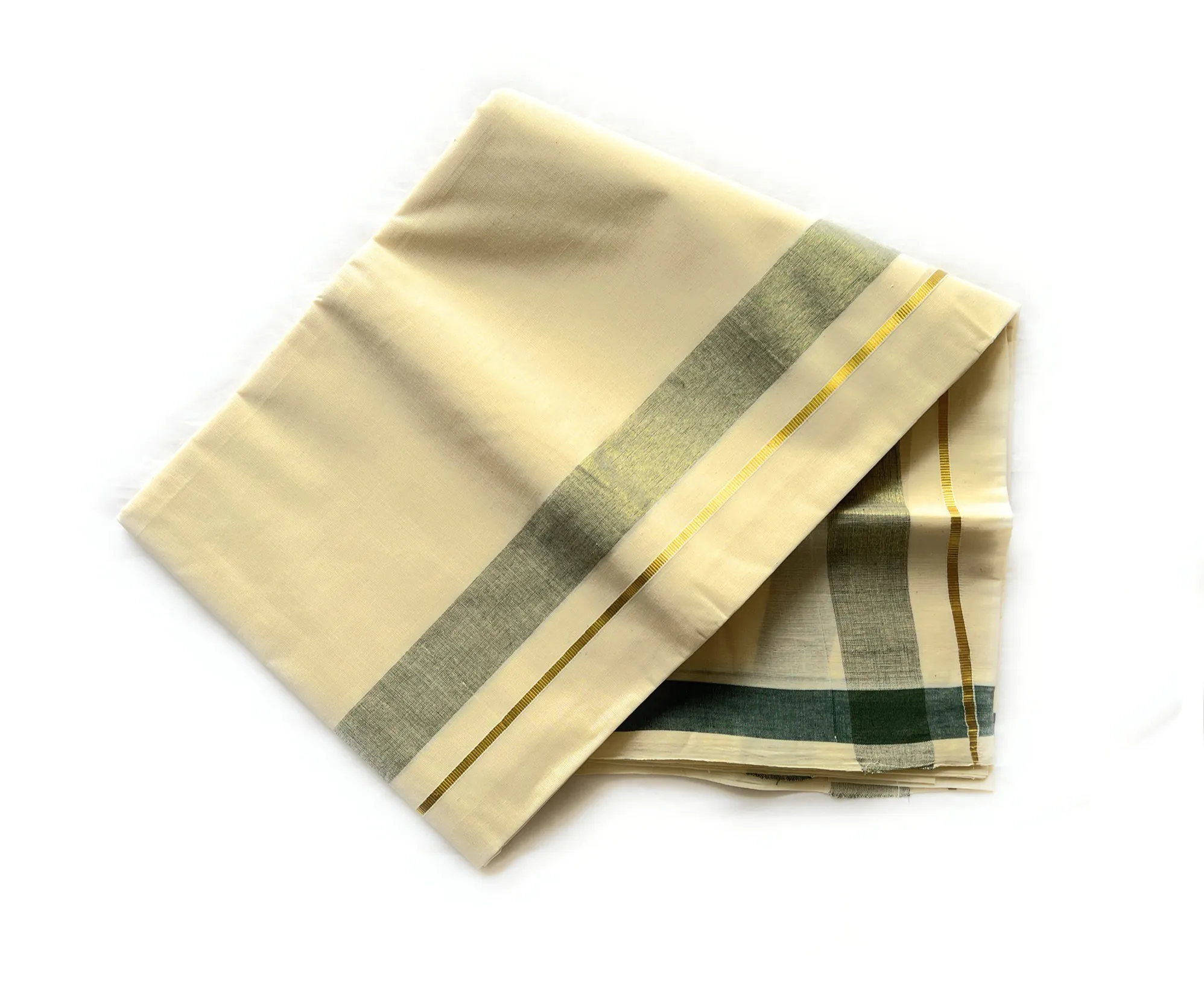 WOODLOOM HANDLOOM KASAVU MUNDU - Image 4