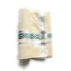 WOODLOOM HANDLOOM KERALA KASAVU MUNDU - Image 4