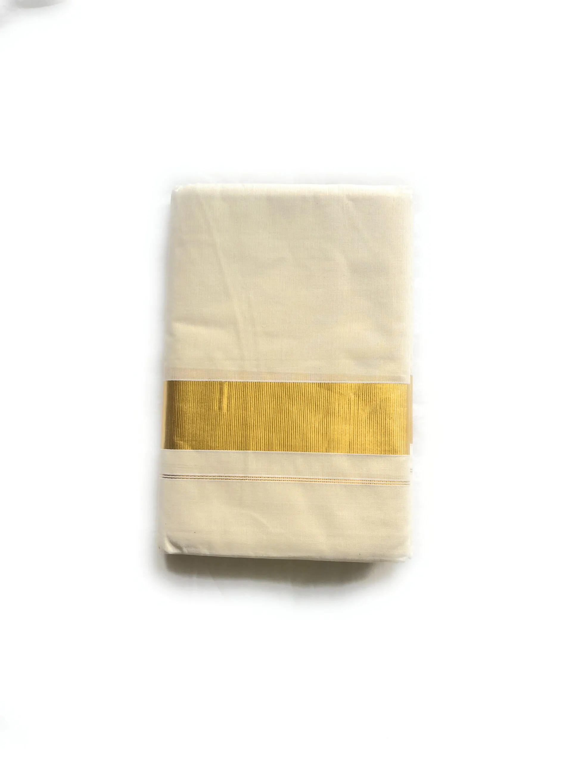 WOODLOOM HANDLOOM KERALA KASAVU MUNDU - Image 2