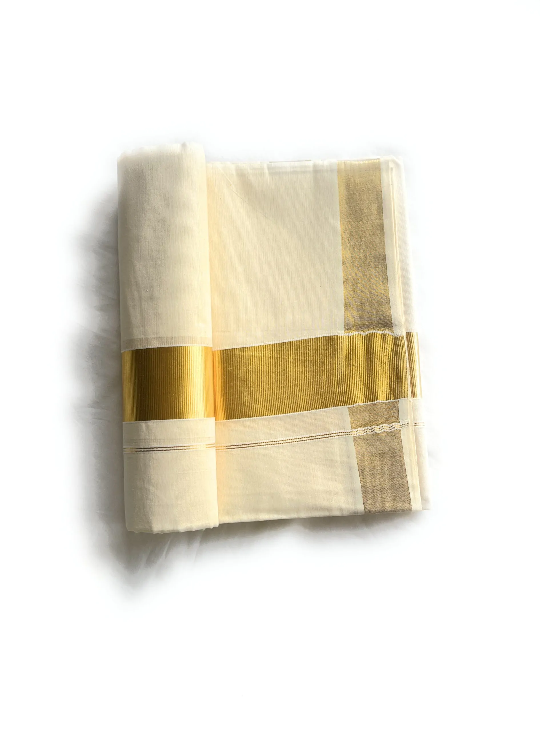 WOODLOOM HANDLOOM KERALA KASAVU MUNDU