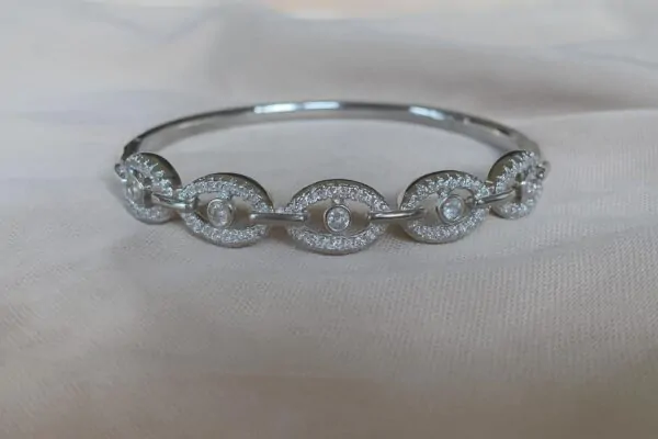 Kallos by Woodenza Patterned Bangle