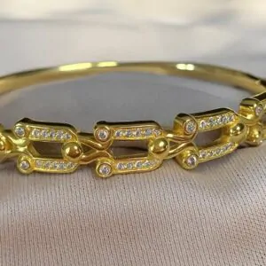 Kallos by Woodenza Entwined Bangle - Image 2