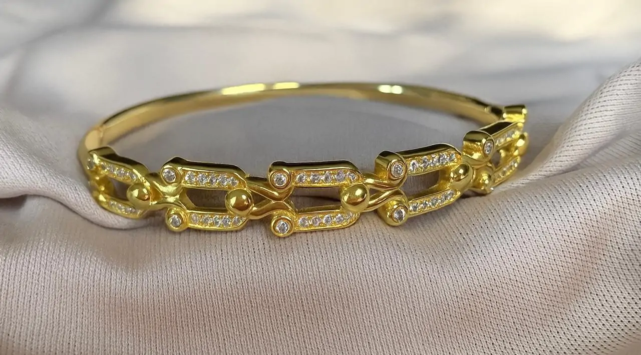 Kallos by Woodenza Entwined Bangle