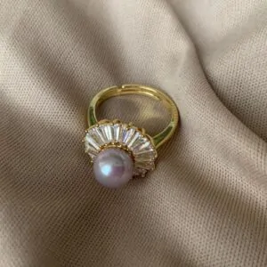 Kallos By Woodenza Pearl Ring - Image 2