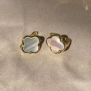 Kallos By Woodenza Clover Earrings - Image 3