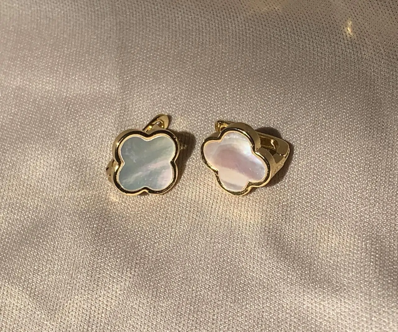 Kallos By Woodenza Clover Earrings