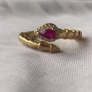 Kallos By Woodenza Serpentine Ring - Image 2