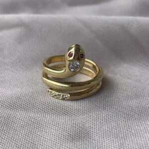 Kallos By Woodenza Serpentine Ring - Image 2