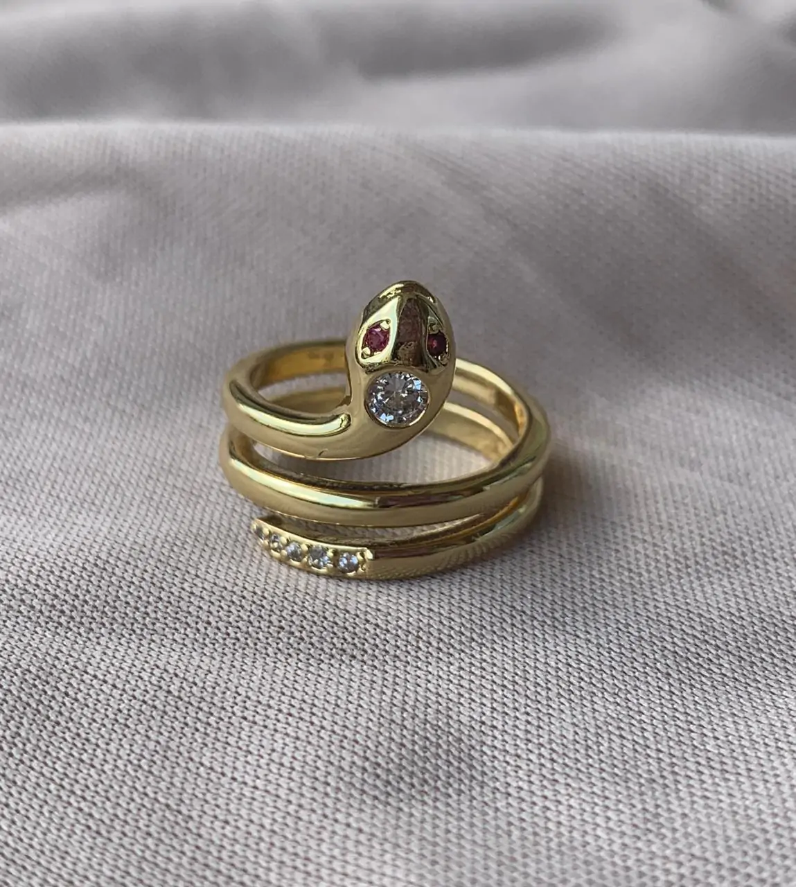 Kallos By Woodenza Serpentine Ring