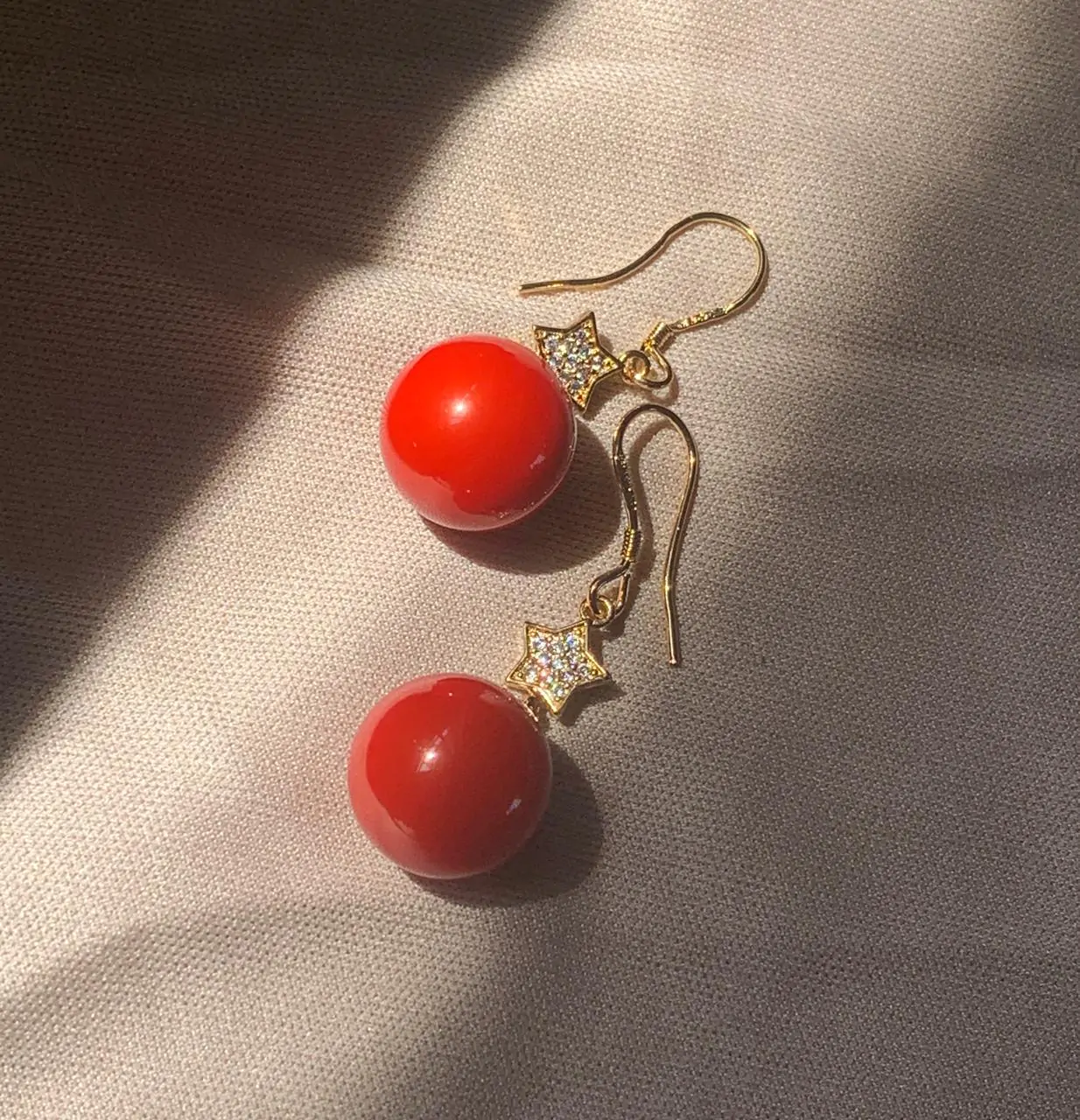 Kallos By Woodenza Pearl Earrings
