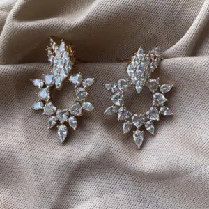 Kallos By Woodenza Crystal Stone Earrings - Image 2
