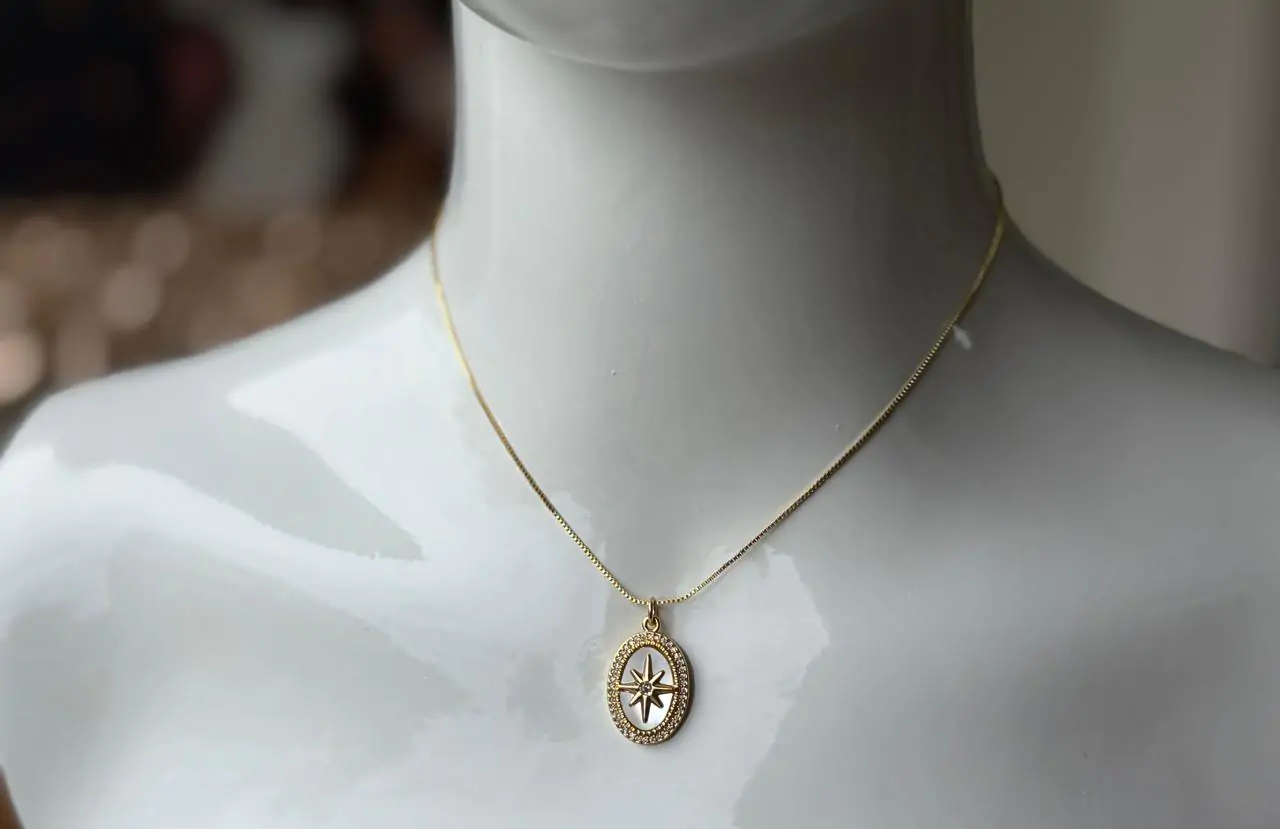 Kallos By Woodenza  Oval Pendant