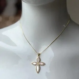 Kallos By Woodenza  Petal- shaped Pendant - Image 2