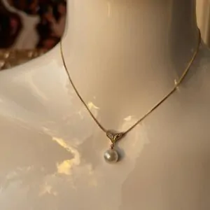 Kallos By Woodenza Gold - Plated Pendant - Image 2