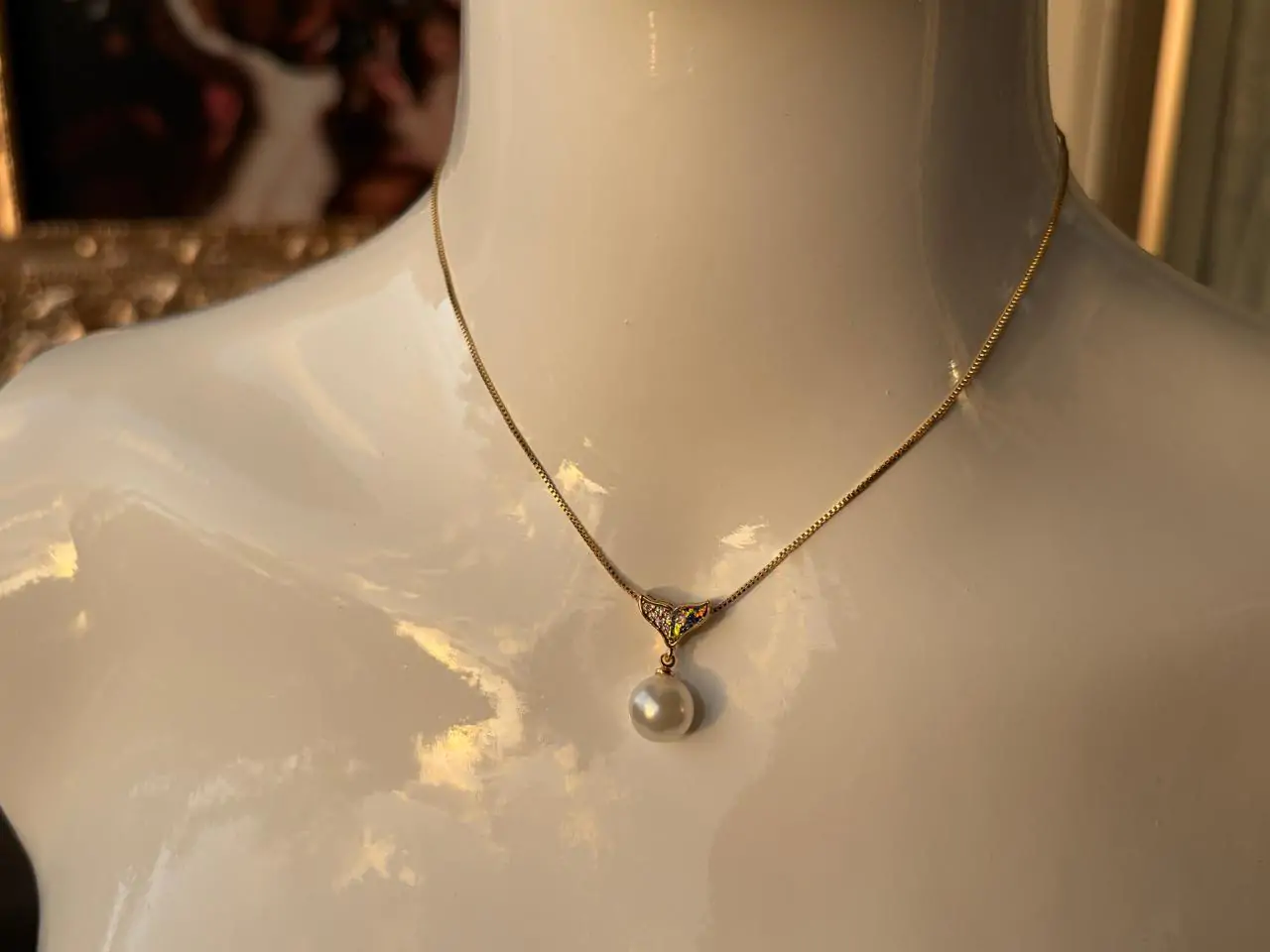 Kallos By Woodenza Gold - Plated Pendant