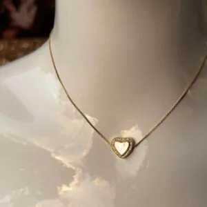 Kallos By Woodenza Heart shaped Pendant - Image 2