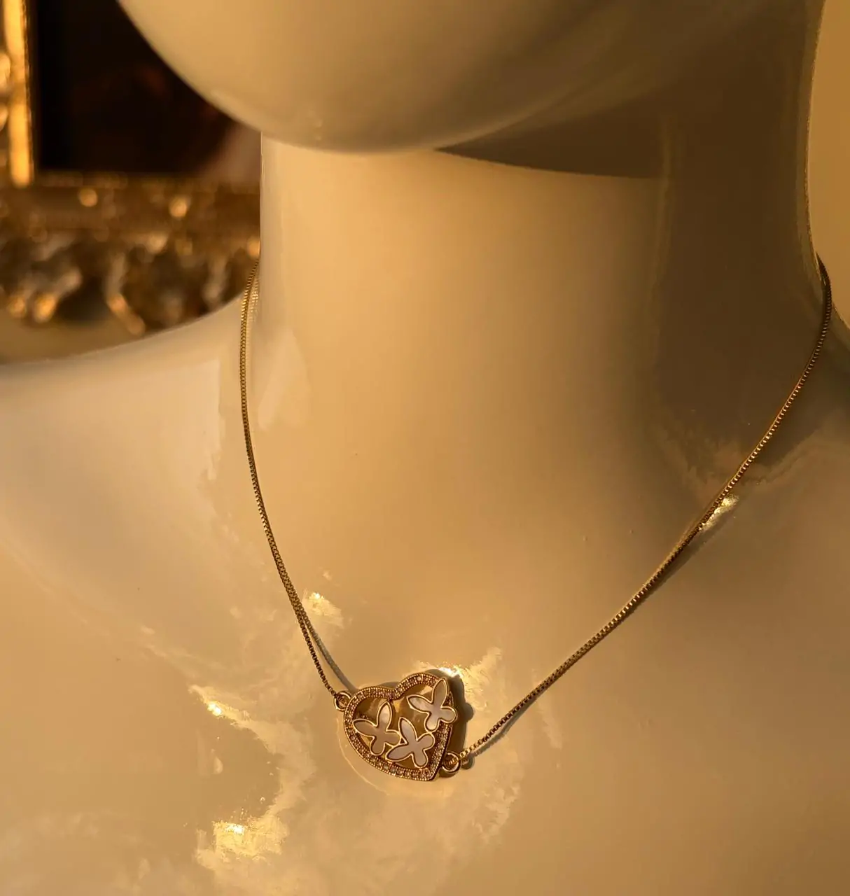 Kallos By Woodenza Heart shaped Pendant