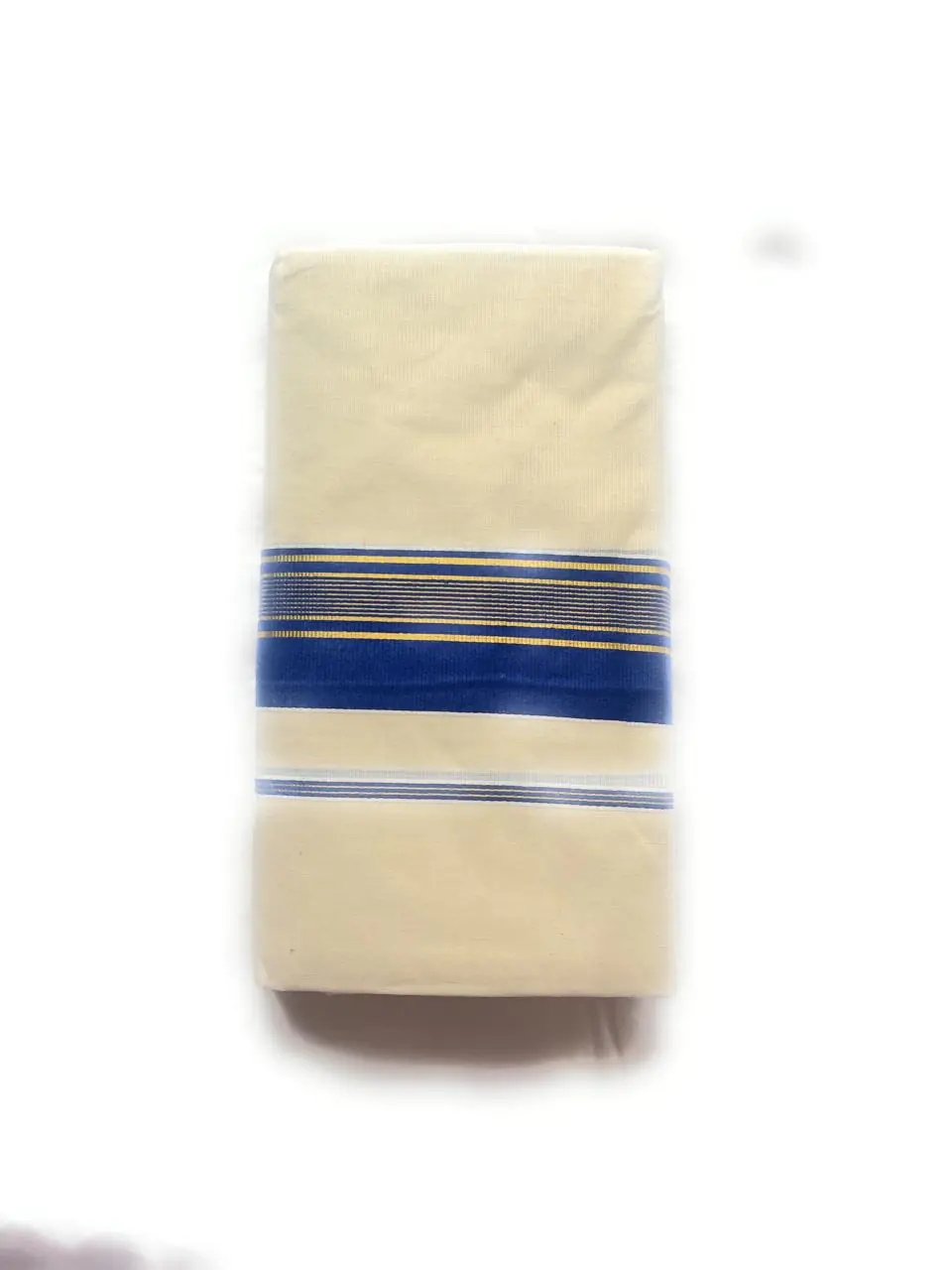 WOODLOOM HANDLOOM KASAVU DOUBLE DHOTI - Image 2