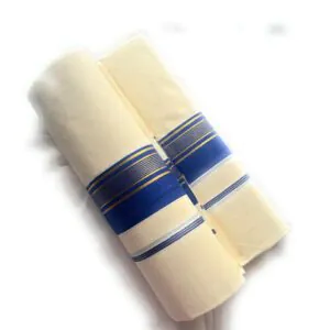 WOODLOOM HANDLOOM KASAVU DOUBLE DHOTI