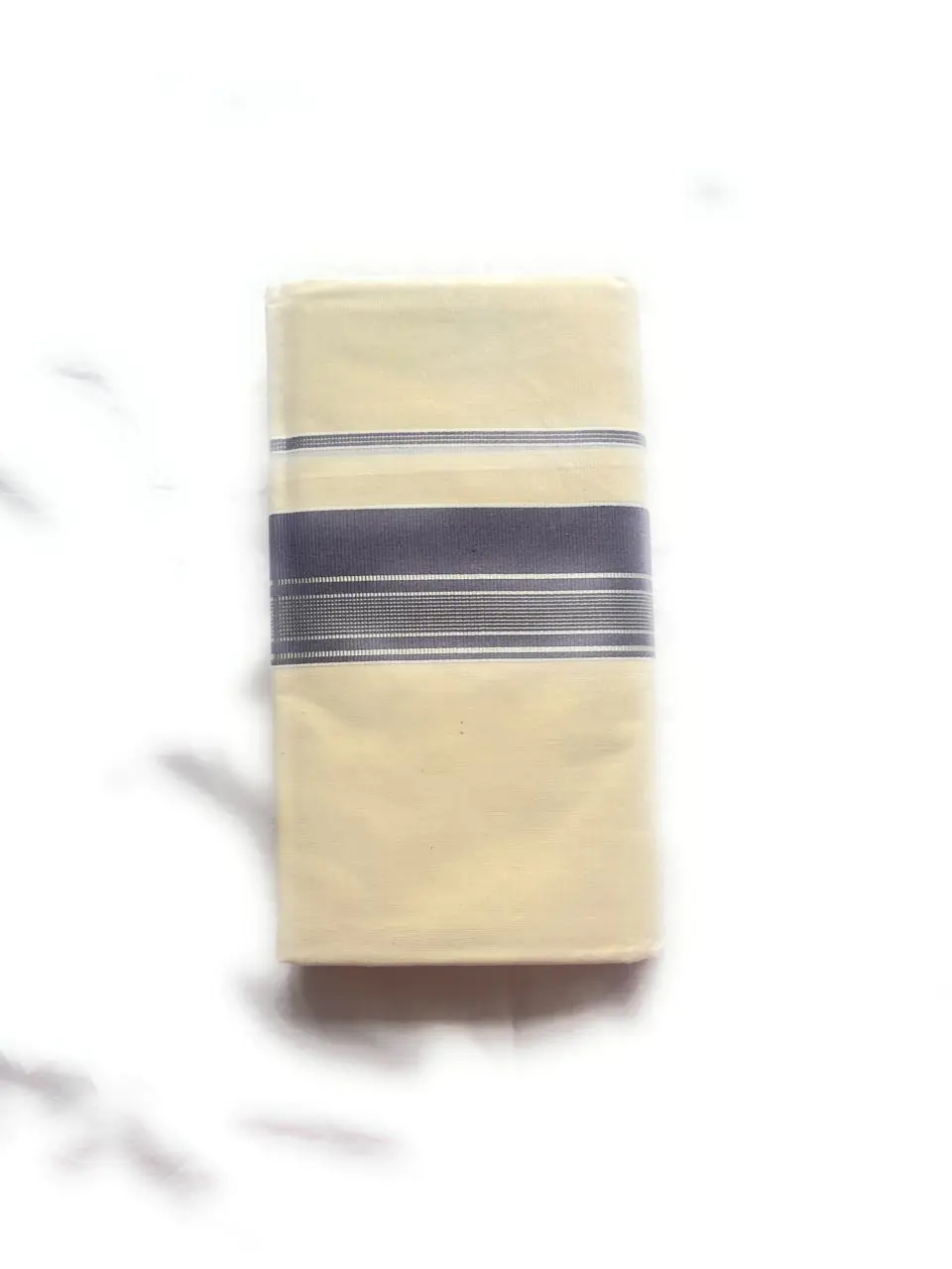 WOODLOOM HANDLOOM KASAVU DOUBLE DHOTI